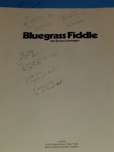 2 Music Books On Fiddle - Bluegrass Country Old Time Style Violin