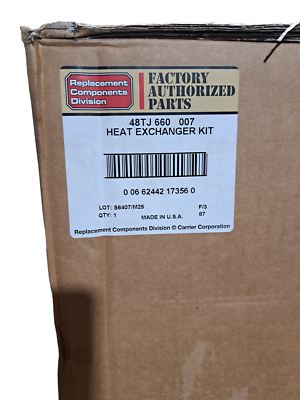 Factory Authorized Parts, Carrier, 48TJ660007, Heat Exchanger, Gasket Kit