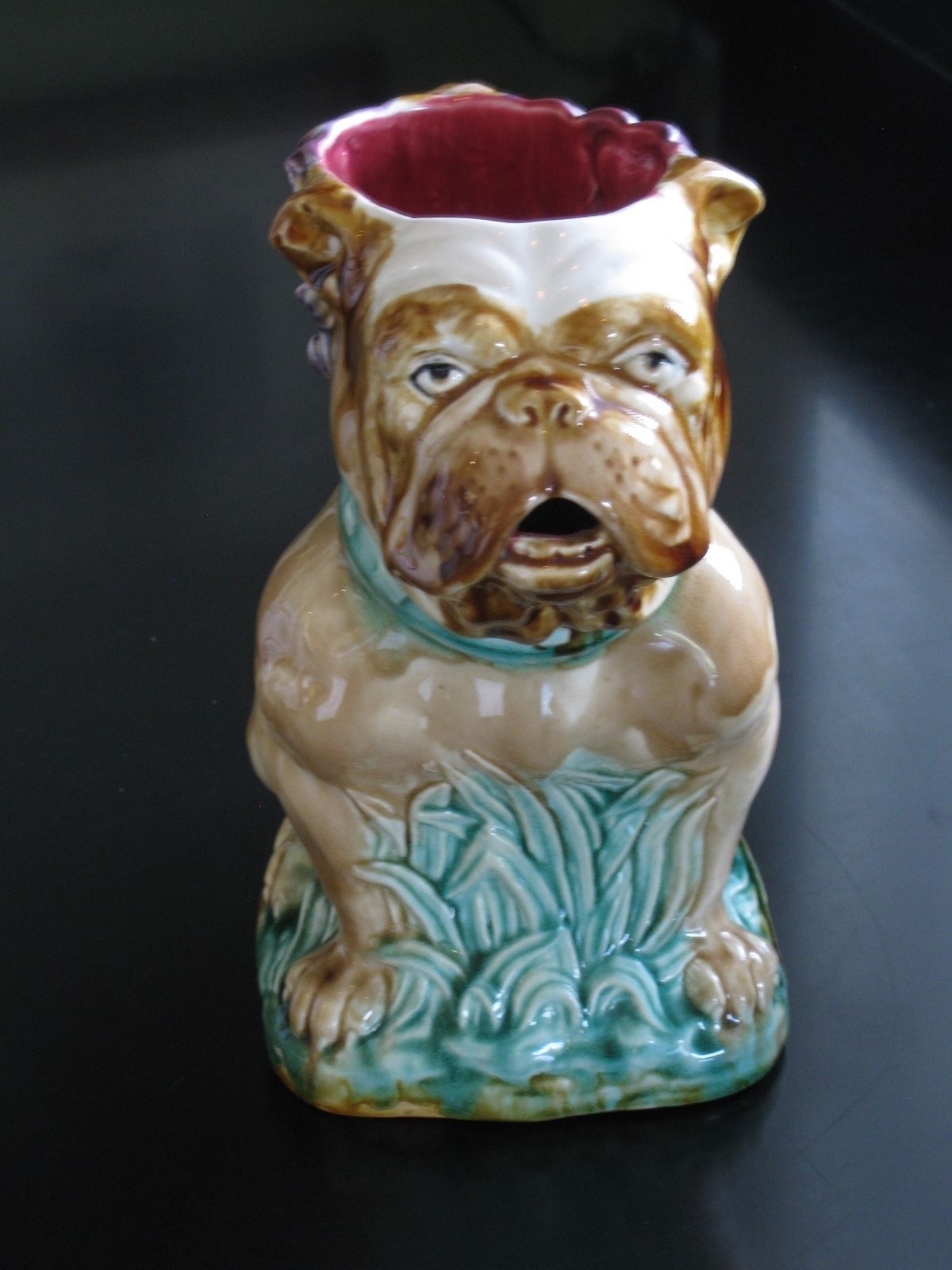 RARE FRIE ONNAING FRENCH BULL DOG  PITCHER
