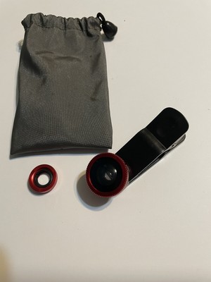 2 in1 Fish Eye Wide, Macro Telephoto Lens Camera for iPhone Cell Phone US