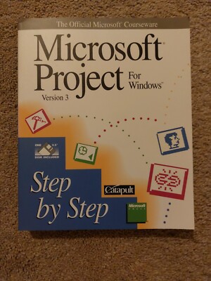 Microsoft Project for Windows Step by Step by Inc. Staff Catapult (1992,...