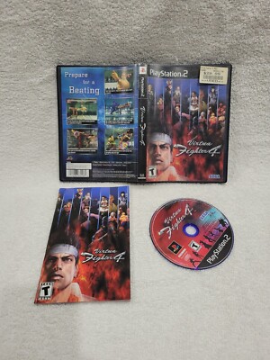 Virtua Virtual Fighter 4 Playstation 2 PS2 Game with Paperwork & Case Complete
