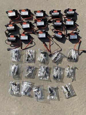Servo radio controll gws rc  servo lots new 15 MINI STD /MINI LF BB FUTABA/JR