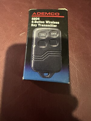 New Open Box Ademco  Model 5804 4-Button Wireless Key Transmitter