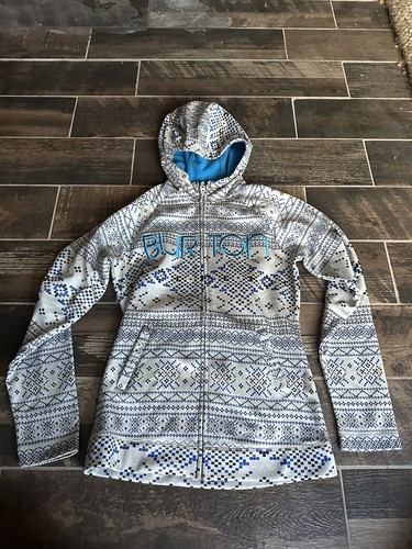 Burton WB Peak Spell Out Fair Isle Geometric Zip Up Outdoor