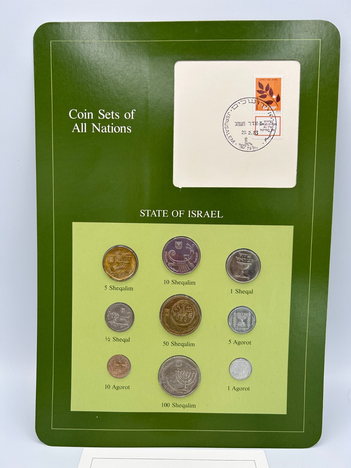 Franklin Mint Coin Sets of All Nations Collectible State of Israel