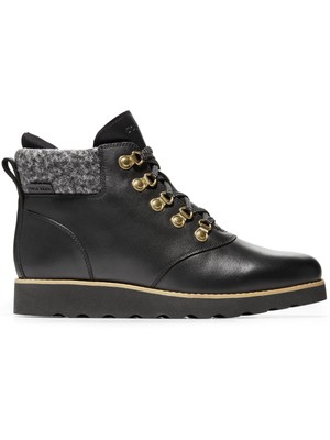 

COLE HAAN Женские черные походные ботинки на танкетке 1/2 дюйма на платформе Nantucket Toe 7,5 B, Черный, W18927
