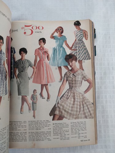 1962 Spring & Summer Sears Catalog Color pictures 60s fashion