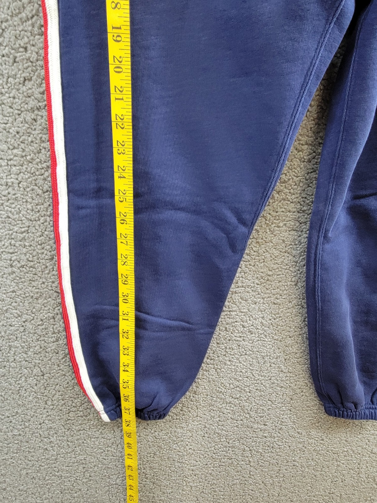 Polo Ralph Lauren Team USA Fleece Sweatpants Women S Blue Elasticized Waistband - Picture 12 of 17