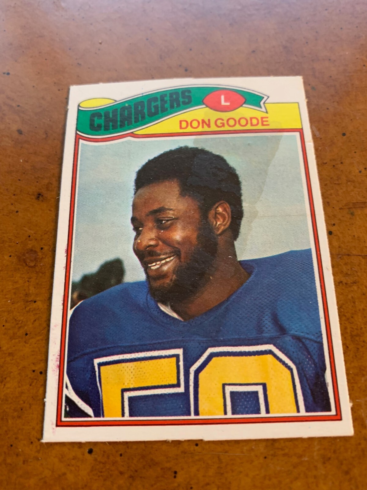 1977 Topps Mexican Football San Diego Chargers Don Goode