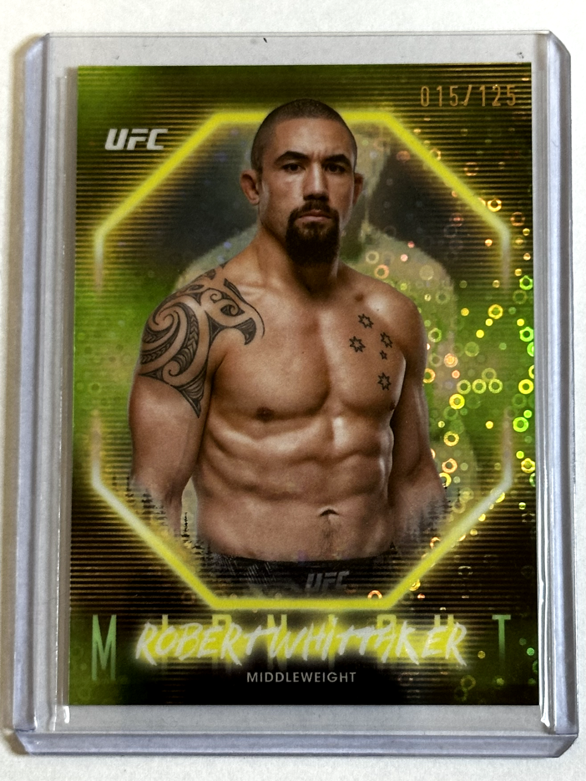 2025 Topps Midnight UFC Robert Whittaker #15 /125 | eBay