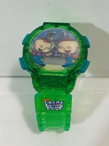 VTG Nickelodeon RUGRATS IN PARIS THE MOVIE - CHATBACK WATCH - PHIL & LIL - NOS🔥