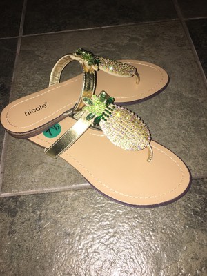 pineapple flipflops