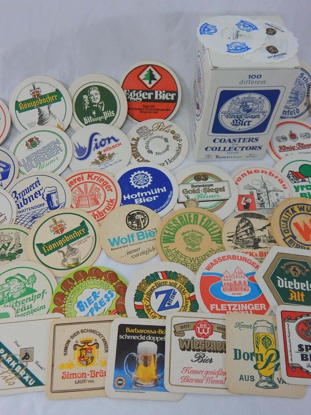 100pk TheWalt GmbH West Germany Coasters for Collectors Beer Advertising ML
