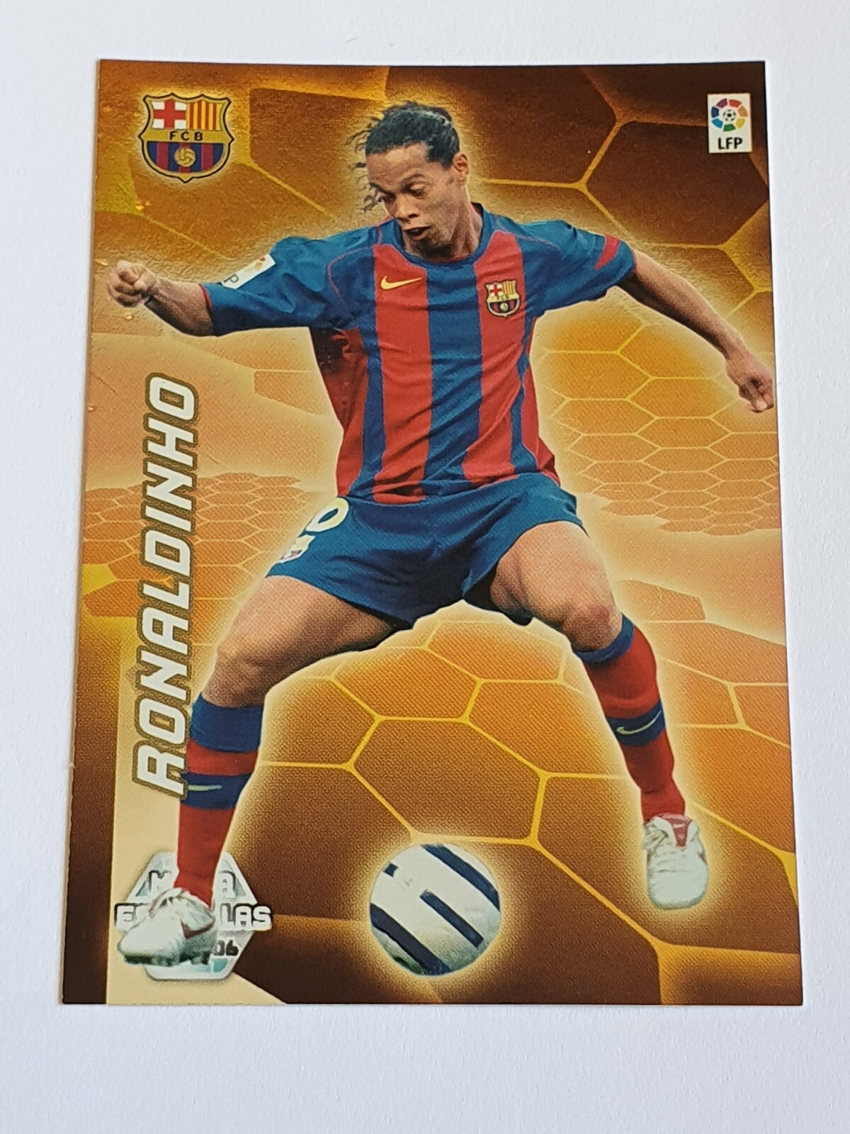 Ronaldinho FC Barcelona #386 La Liga Panini Megacracks 2005