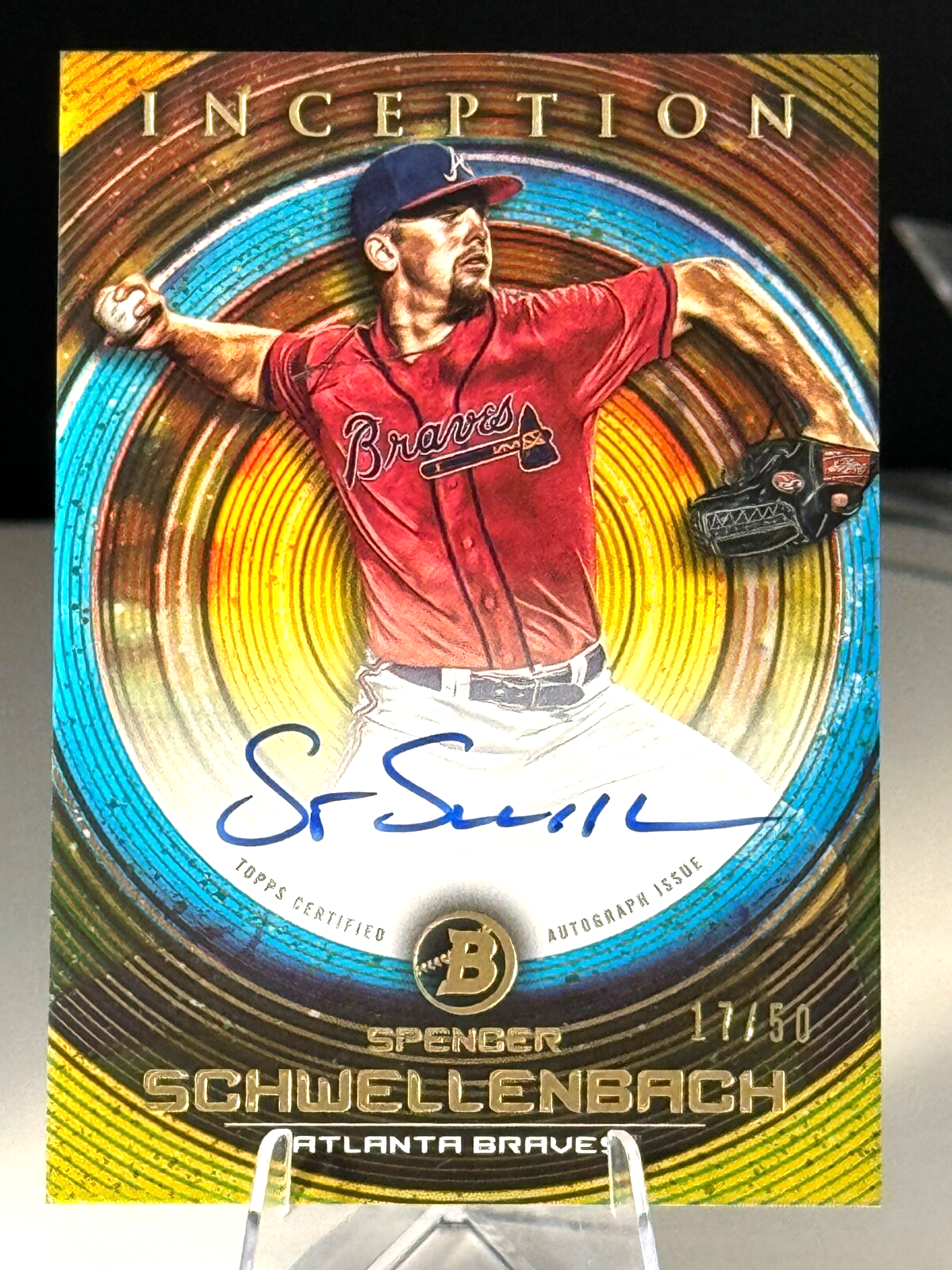 2022 Inception Spencer Schwellenbach Gold auto /50