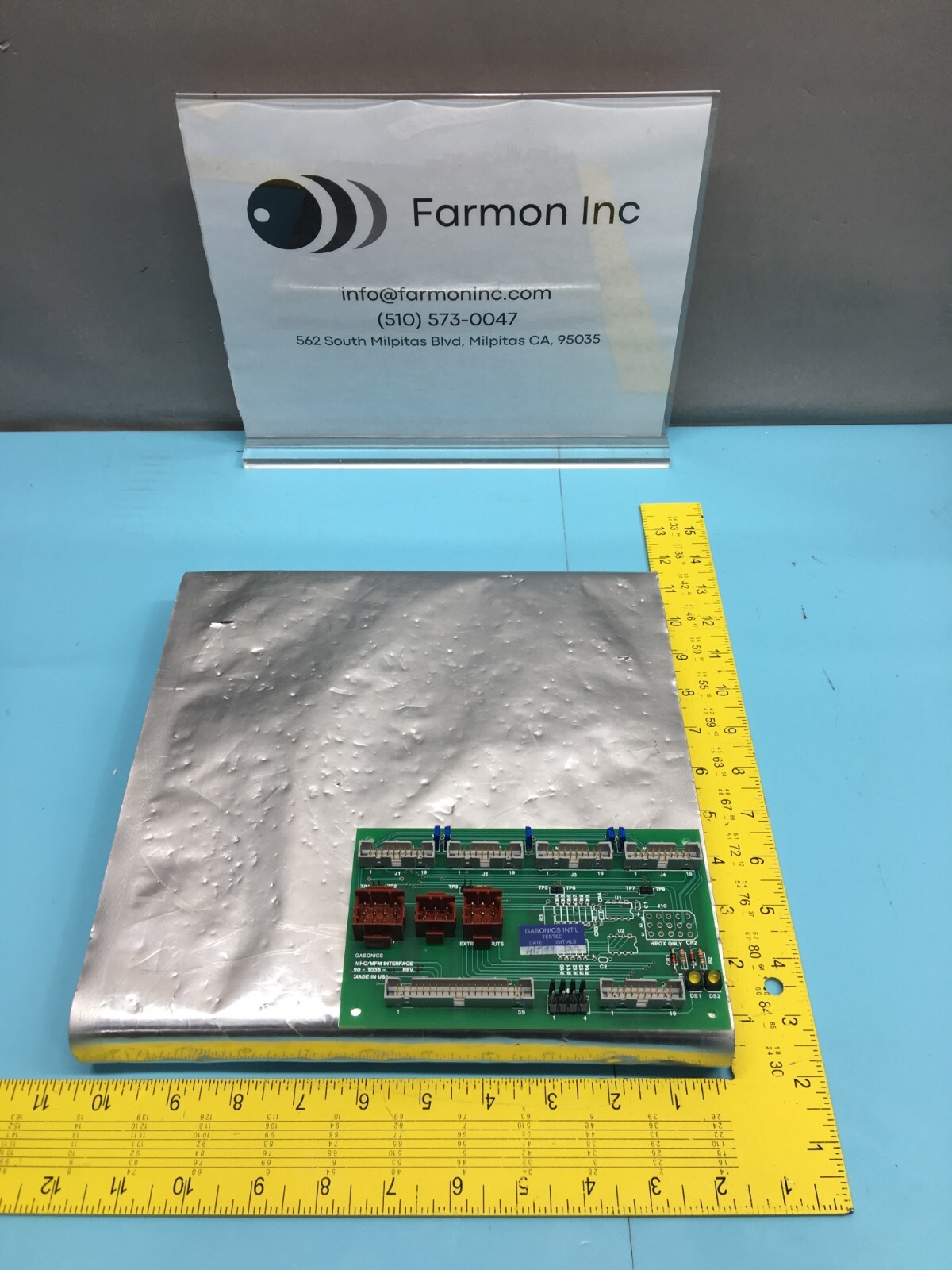 Gasonics 90-1036-01 MFC/MFM Interface, PCB, FAB 89-1036-01, 134564