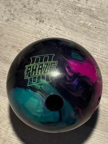 15 lbs USED Storm PHAZE III 3 bowling ball FREE SHIPPING Rig