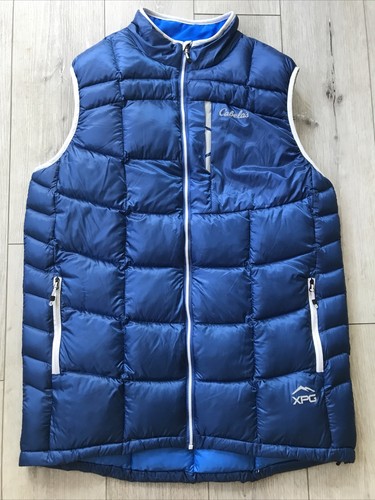 CABELAS Pertex Quantum Primaloft Puffer Down Vest Camp Hiking Mens Large