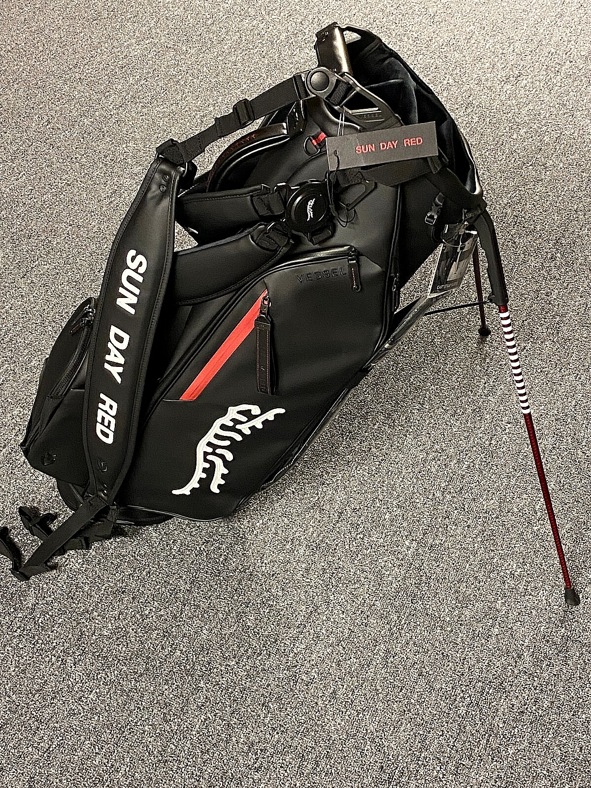 Sun Day Red x Vessel Player V サンデーレッド Sun Day Red x Vessel Player V 6-Way Stand Bag Core Edition