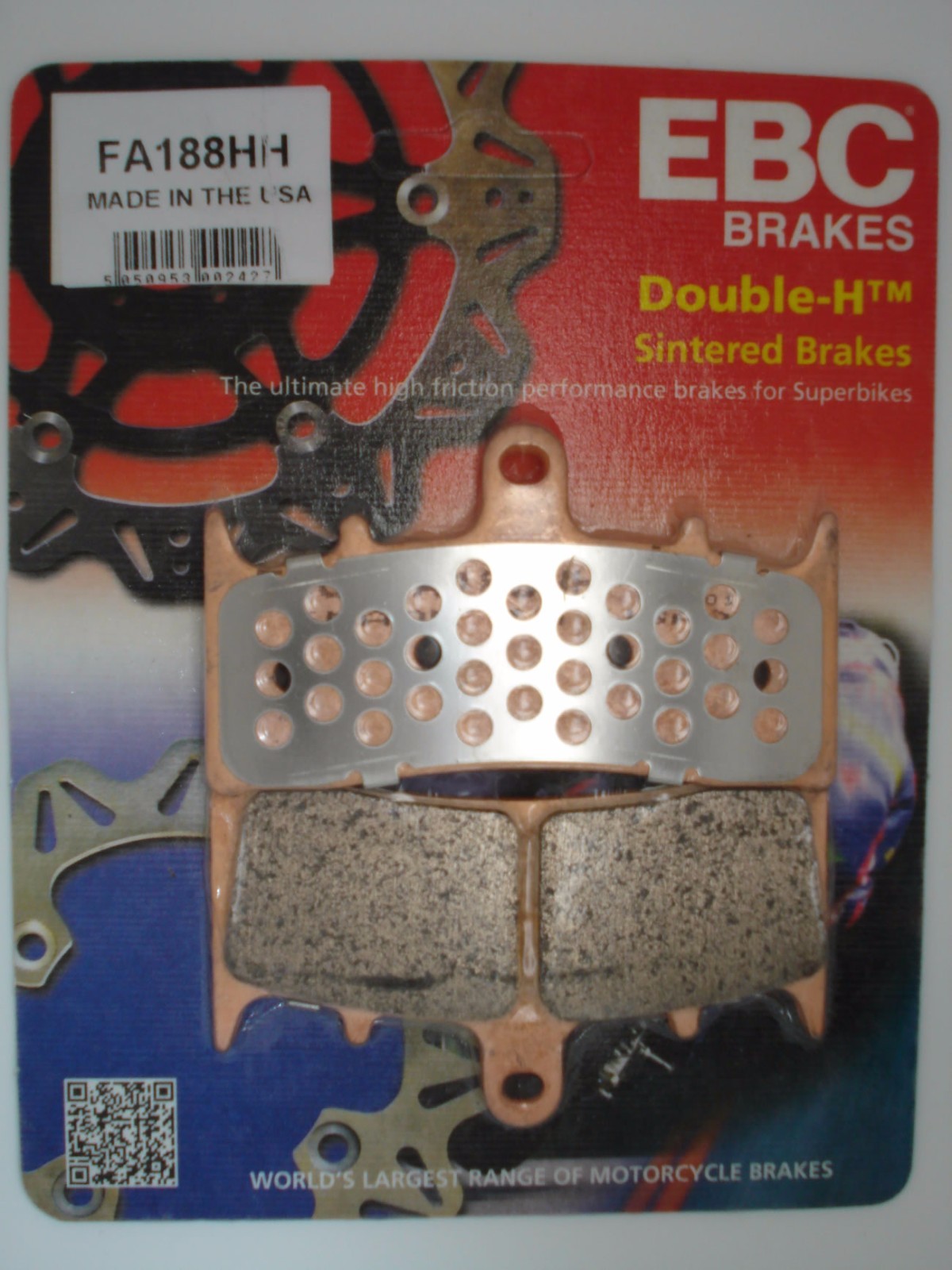 EBC HH Sintered Front Brake Pads Kawasaki ZRX1200 All Years FA188HH eBay