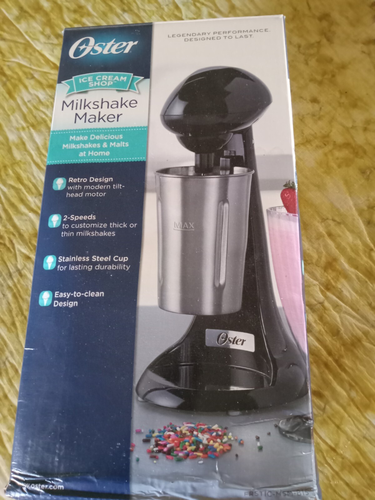 Oster Milkshake Maker Tabletop Mixer Model FRSTIC-MSM-B15 Black | eBay