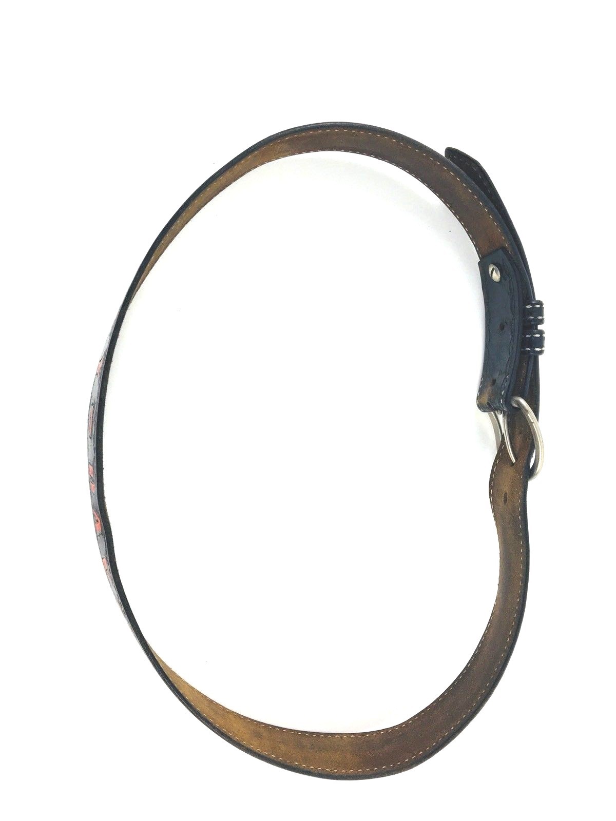 VTG Harley Davidson Belt Vintage Belt Harley Davidson Hand Tooled Leather Belt