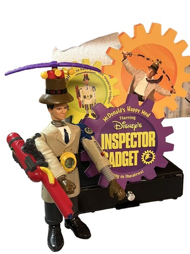 Vintage 1999 Inspector Gadget McDonalds Action Figure 14