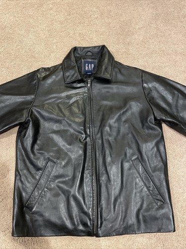 00's GAP Vintage Y2K Leather Jacket Men's Size S