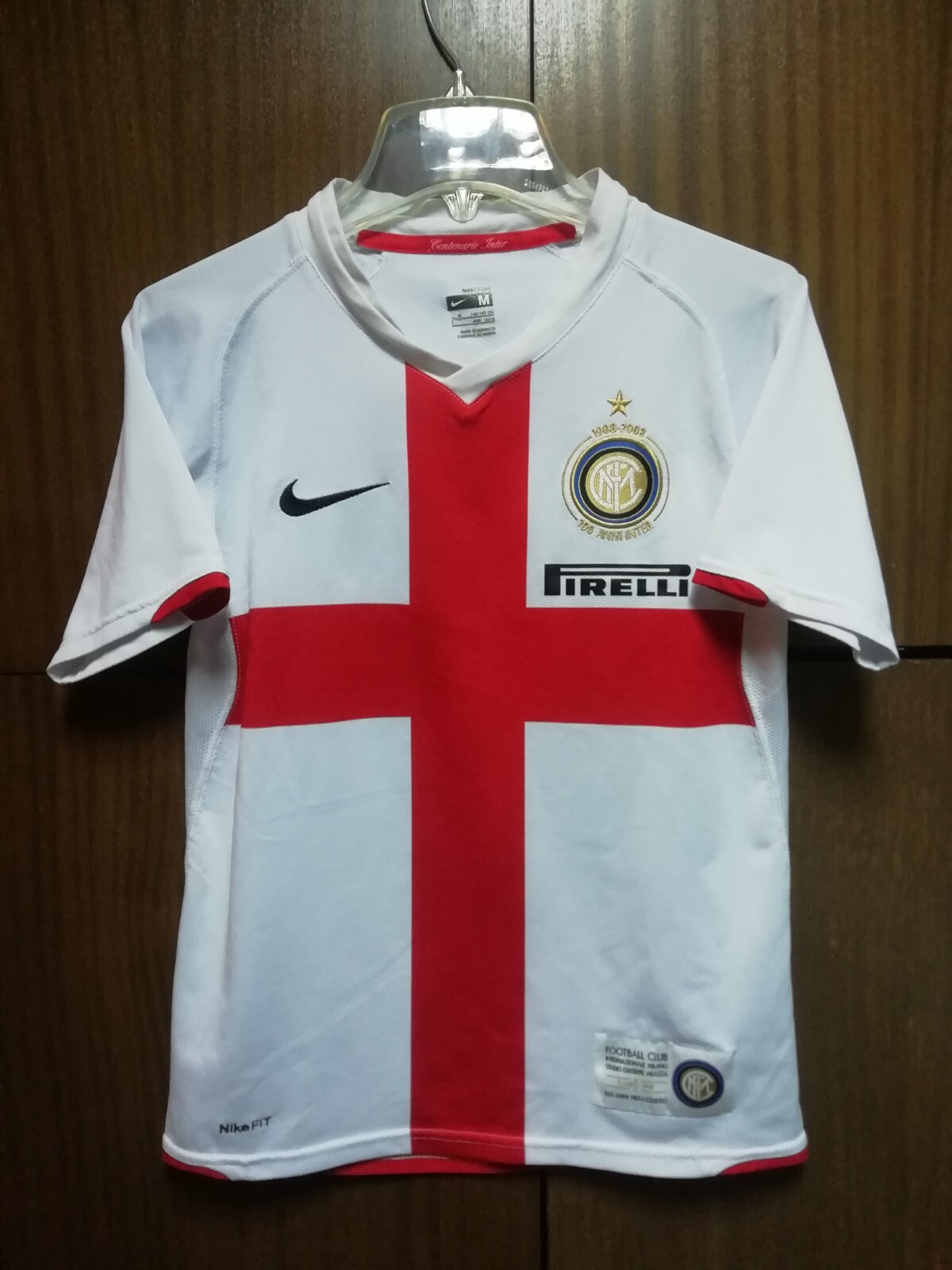 Inter Milan Away 2007 2008 Nike Centenary 100 Anni Youth M Inter Milan Away 2007 2008 Nike Centenary 100 Anni Youth M