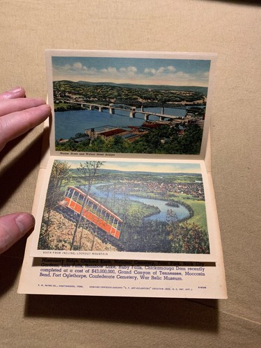 Chattanooga TN Tenn Tennessee Vintage Era Postcards Souvenir Pack