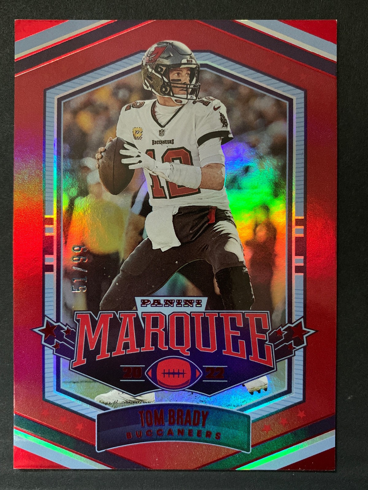 2022 Panini Chronicles Marquee Red #Mar-25 Tom Brady /99