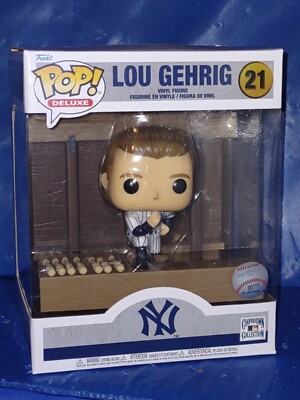 MLB New York Yankees Lou Gehrig in Dugout Deluxe Funko Pop Vinyl Figure #21