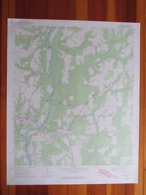Columbia Alabama 1972 Original Vintage USGS Topo Map