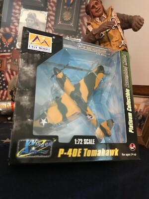MRC Easy Model 37274 Curtis P-40E Tomahawk Fighter USAAF 16th FS 23rd FG New!