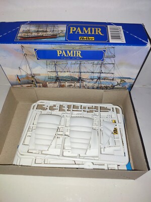 MAQUETTE HELLER BATEAU NAVIRE VOILIER PAMIR  1/750 COMPLETE