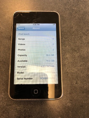 iPod Touch Model A1288 16GB -Read