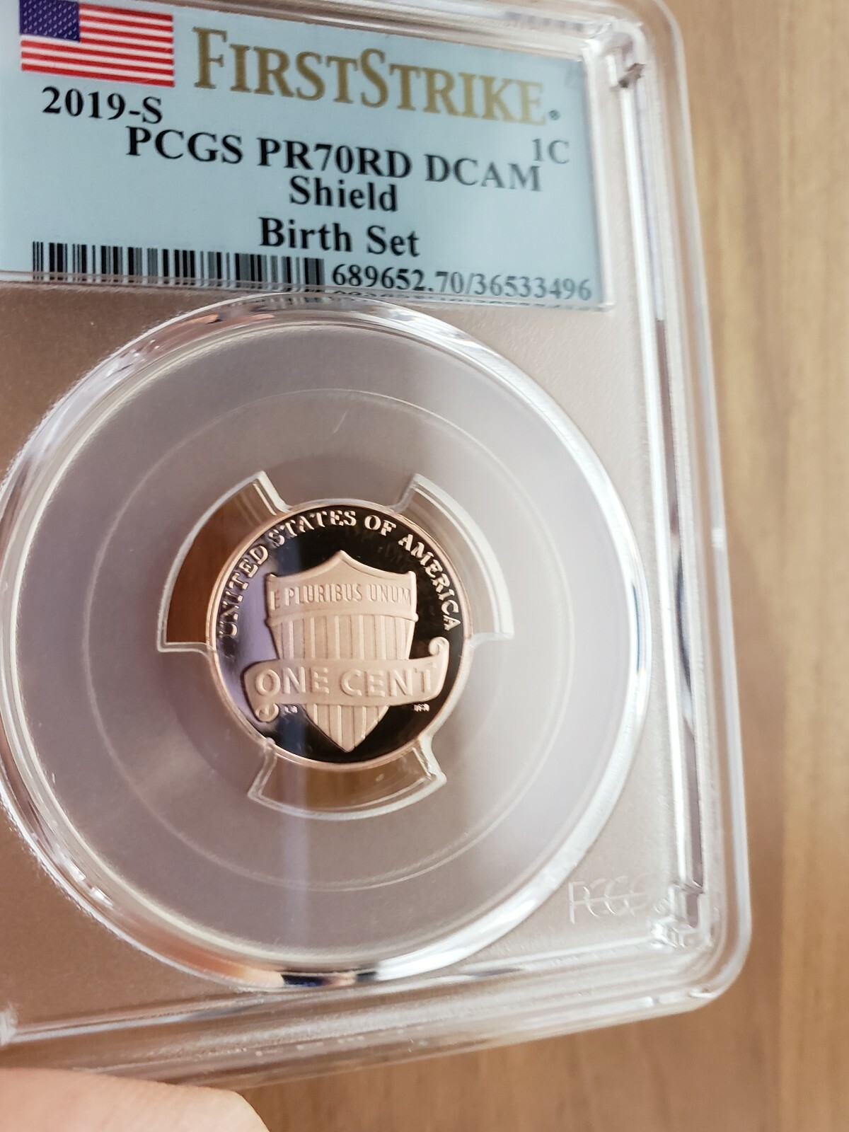 2019 S 1C Lincoln Cent Birth Set PCGS PR70DCAM First Strike! SHARP!!!