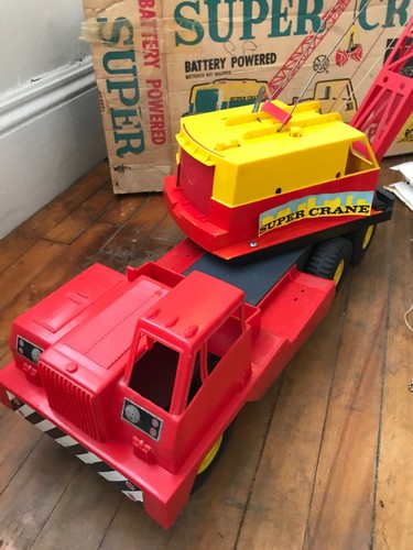 Marx Super Crane Vintage 1960Collectible Toy Truck w/Original Instructions & Box