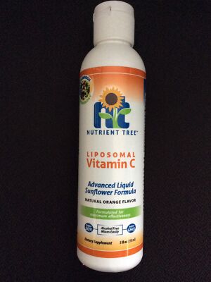 Nutrient Tree Liposomal Vitamin C | Alcohol Free | Non-Soy | Non-GMO Made in USA
