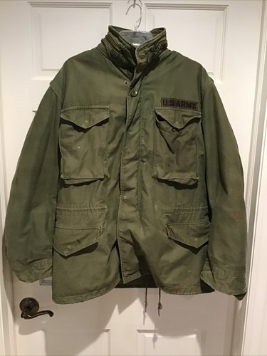 ジャケット・アウター Ameri VINTAGE ARMY POCKET LONG COAT Original M65 Jacket US Army Surplus Vintage Military War