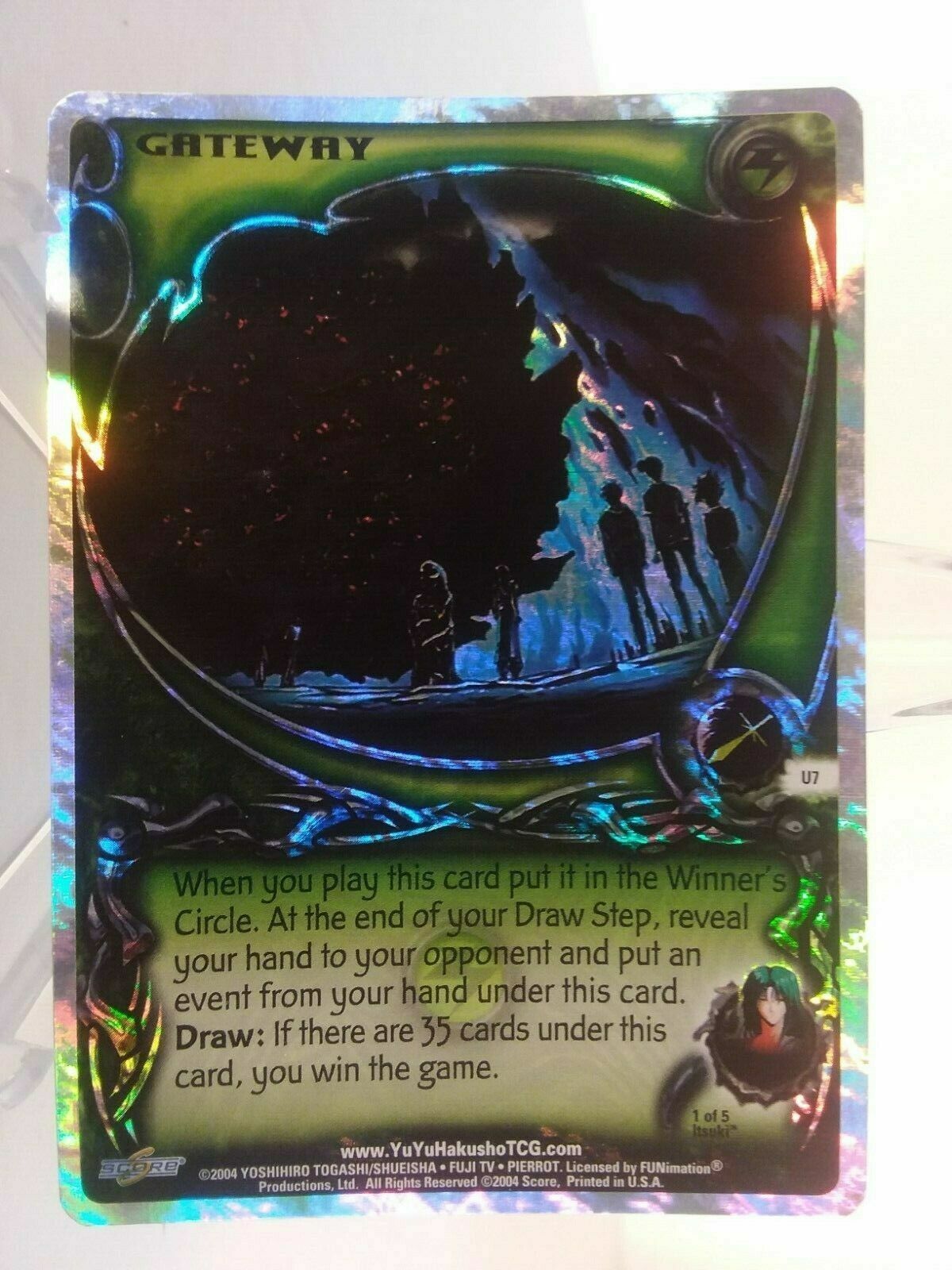 Yu Yu Hakusho Gateway Cloud Foil Card U7