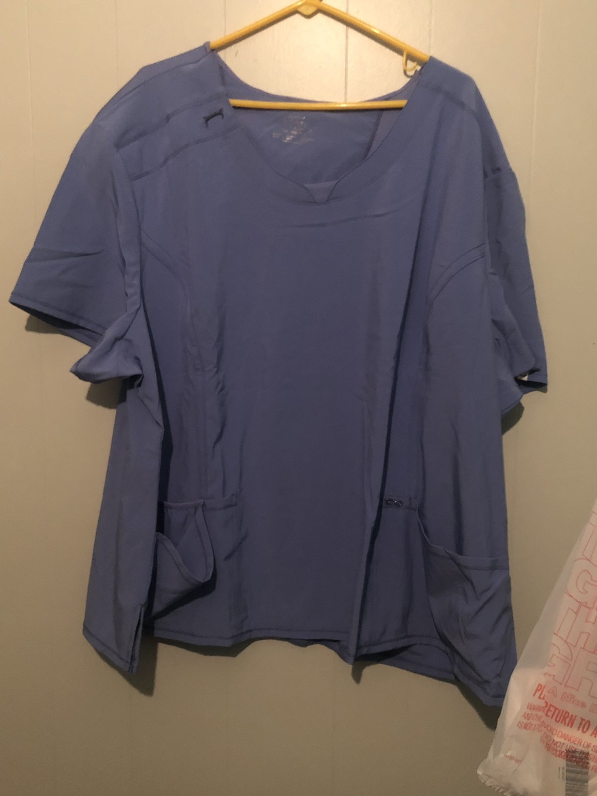 WOMENS PLUS SIZE SCRUBS, 3 TOPS, 1 PANT 5X