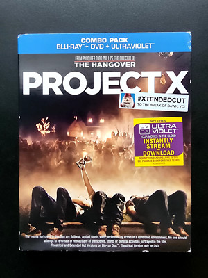 Project X Extended Cut Combo Pack (Blu-ray, DVD, and Ultraviolet)