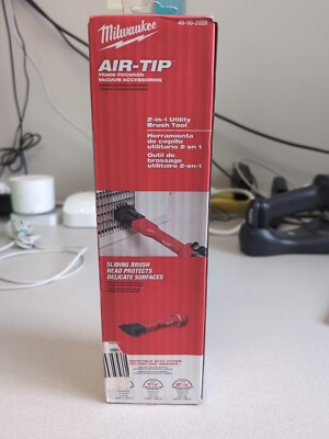 Milwaukee 49-90-2028 AIR-TIP 2-in-1 Utility Brush Tool