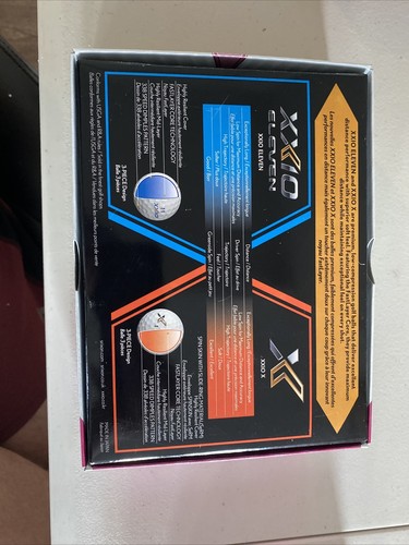 XXIO Eleven Ruby Red Golf Balls 3 Sleeves, 9 Balls, NEW