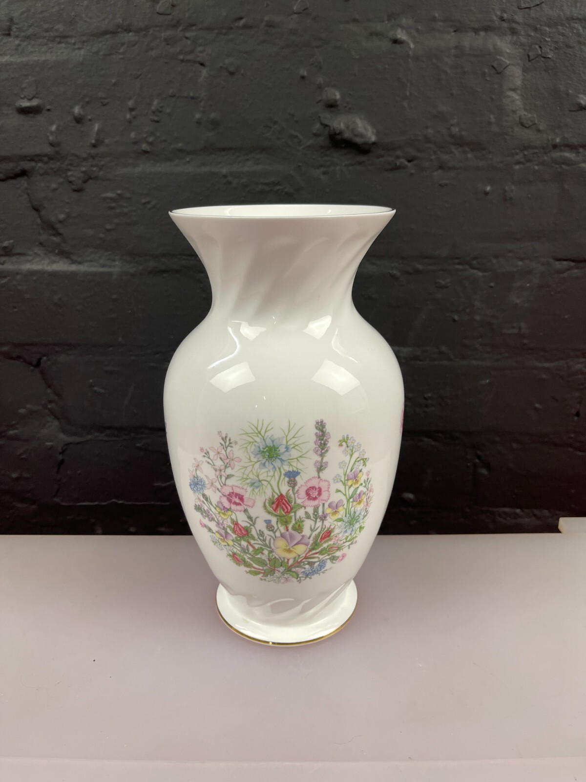 Aynsley Wild Tudor Large Vase 10" High