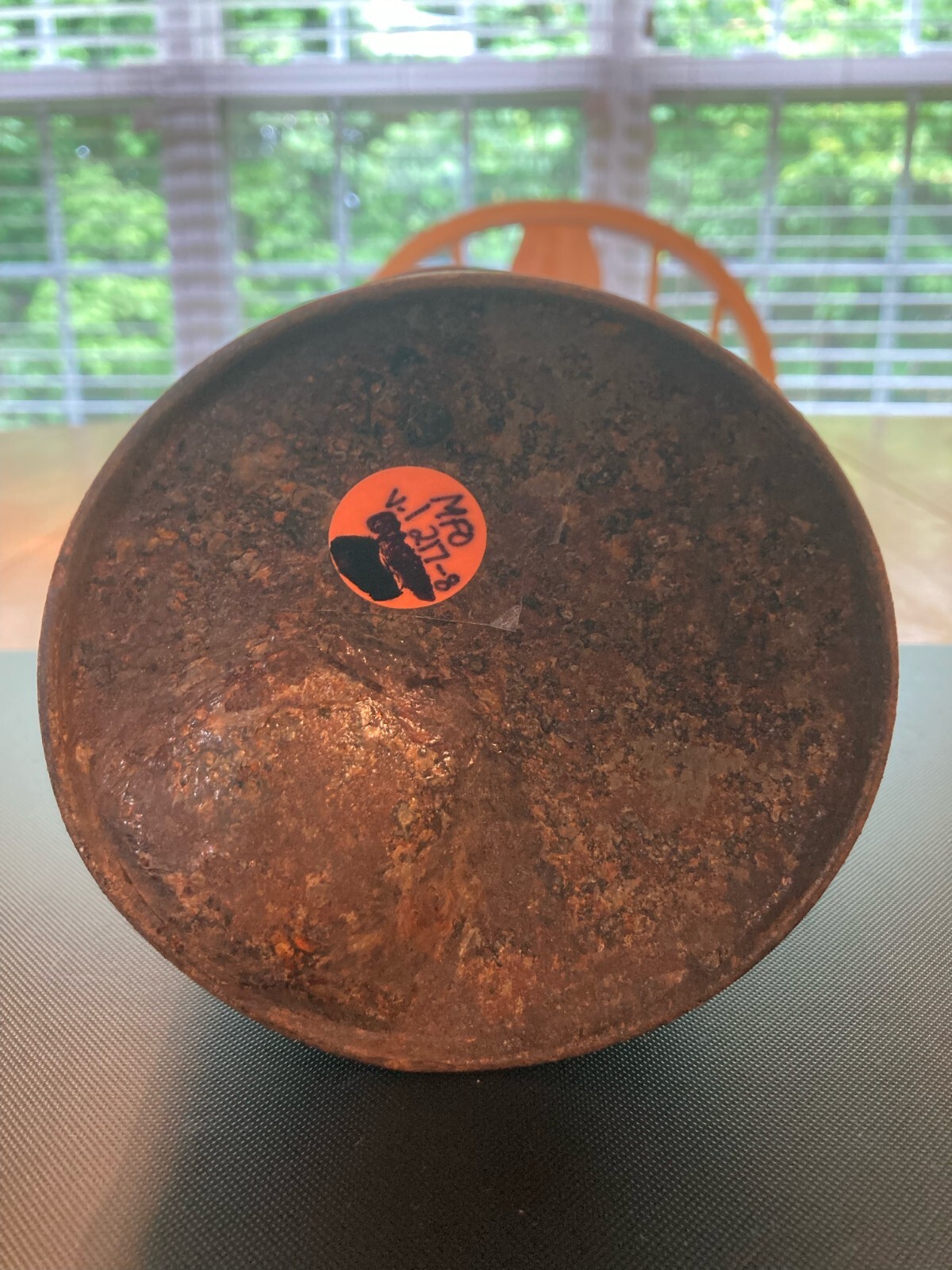 Pickwick Ale, Quart Cone IRTP, Empty Outdoor Can, Small Holes, Dented Bottom