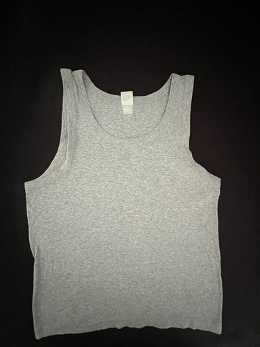 Gap Body Men's Vintage 90's Fitted Gray Tank Top Size XS w