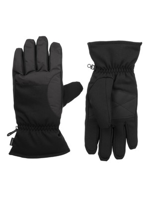 

Isotoner Mens Black Полиэстер Slip On Grip Водонепроницаемые перчатки, Черный